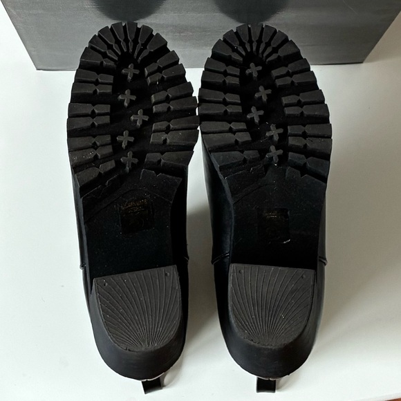 Soda Black Chunky Heel Lug sole Chelsea Boots size 8 - Picture 5 of 13